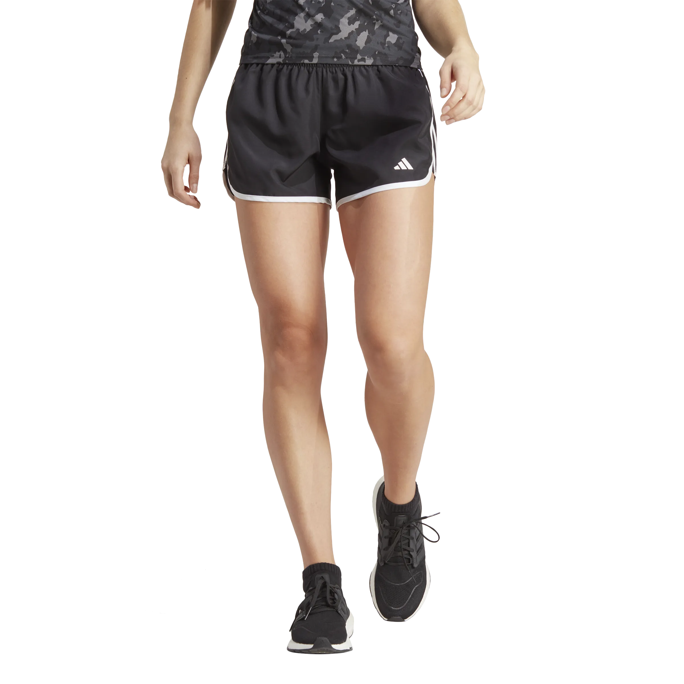 adidas M20 Running Shorts - Womens - Black/White