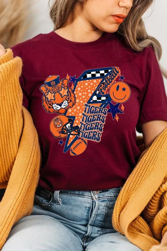 AUBURN TIGERS UNISEX SHORT SLEEVE