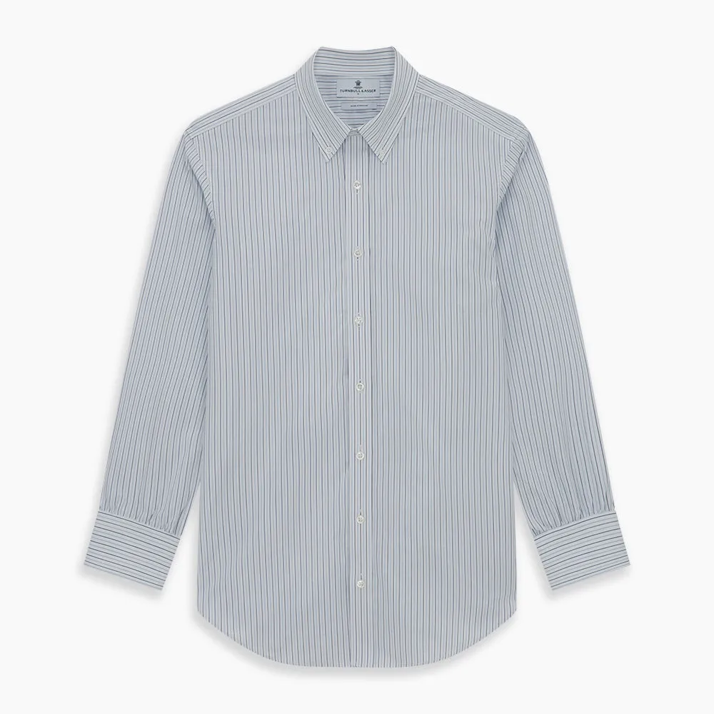 Blue Double Pinstripe Richmond Shirt