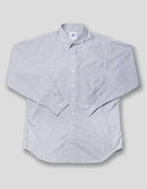 BLUE TATTERSALL DRESS SHIRT