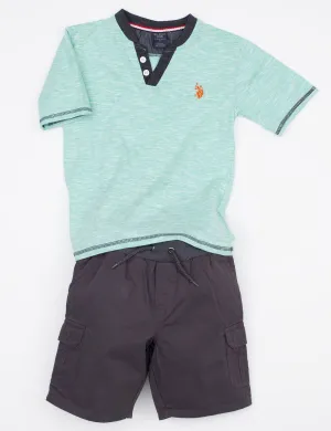 Boys 2 Piece Set - Tee & Shorts