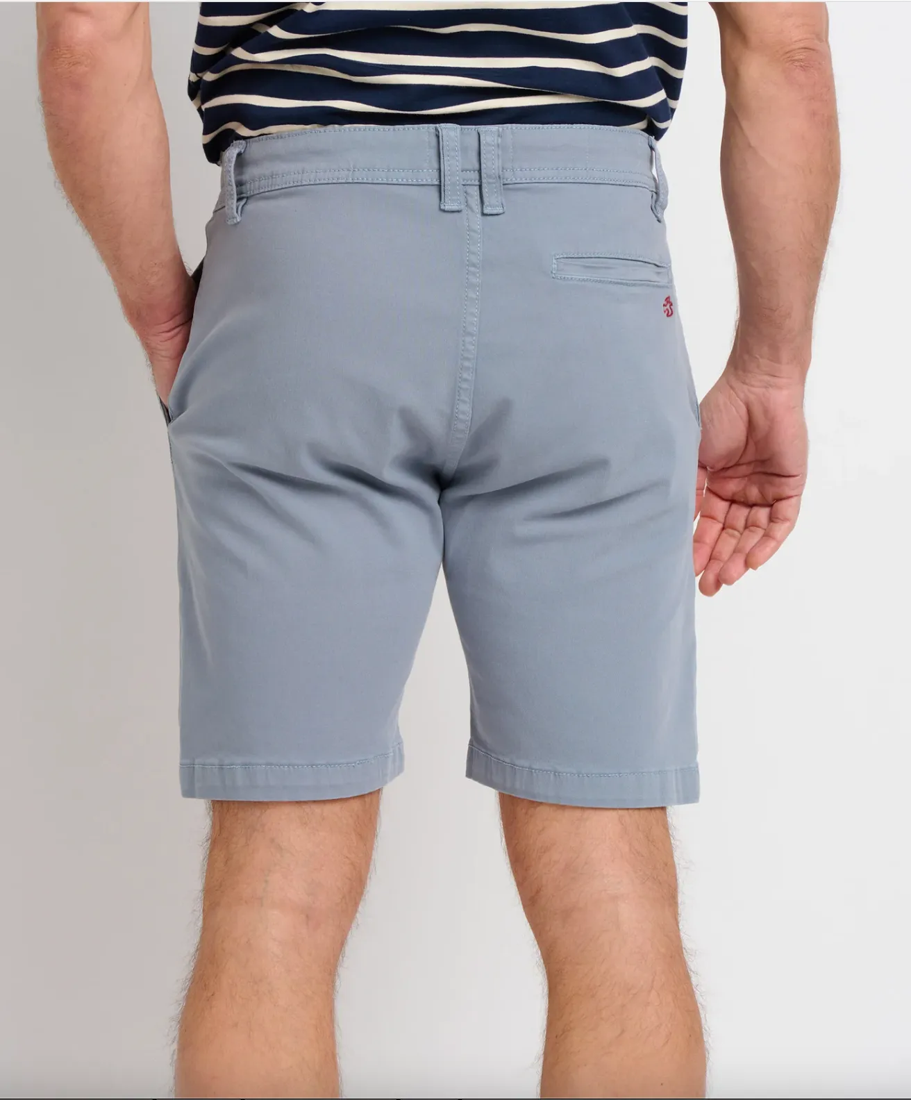 BRAKEBURN GREY CHINO SHORTS