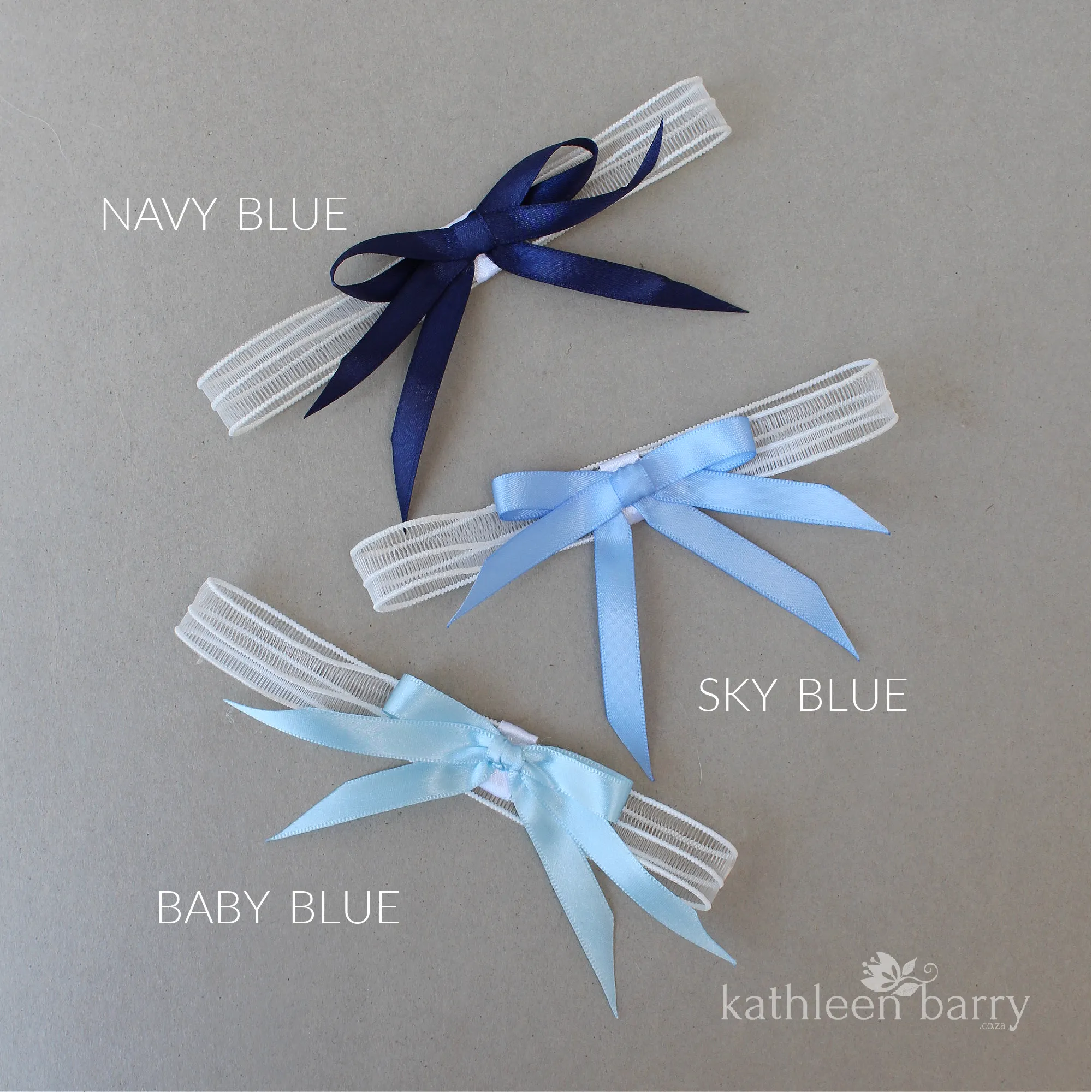 Bridal tossing garter - assorted colors available, satin bow - (sold separately)