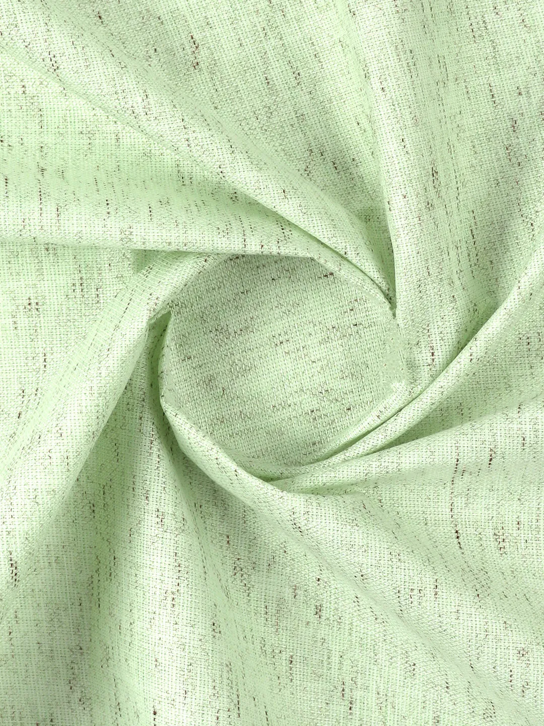 Cotton Rich Light Green Self Design Shirt Fabric Galaxy Art