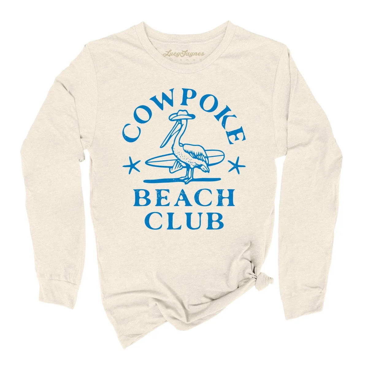 Cowpoke Beach Club Long Sleeve Tee