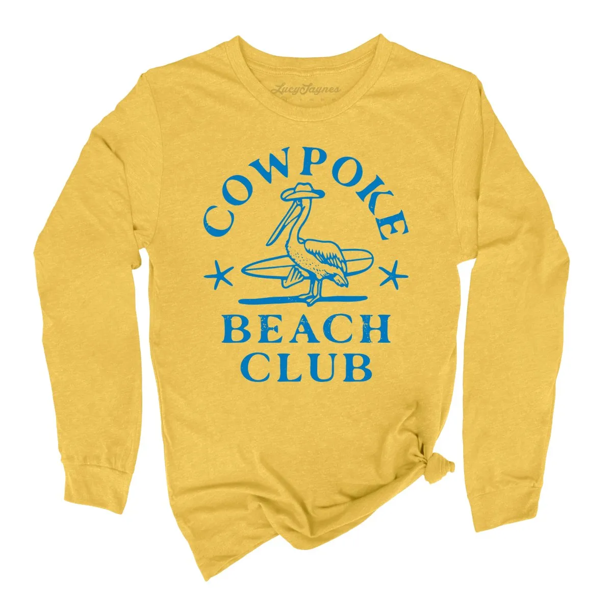 Cowpoke Beach Club Long Sleeve Tee