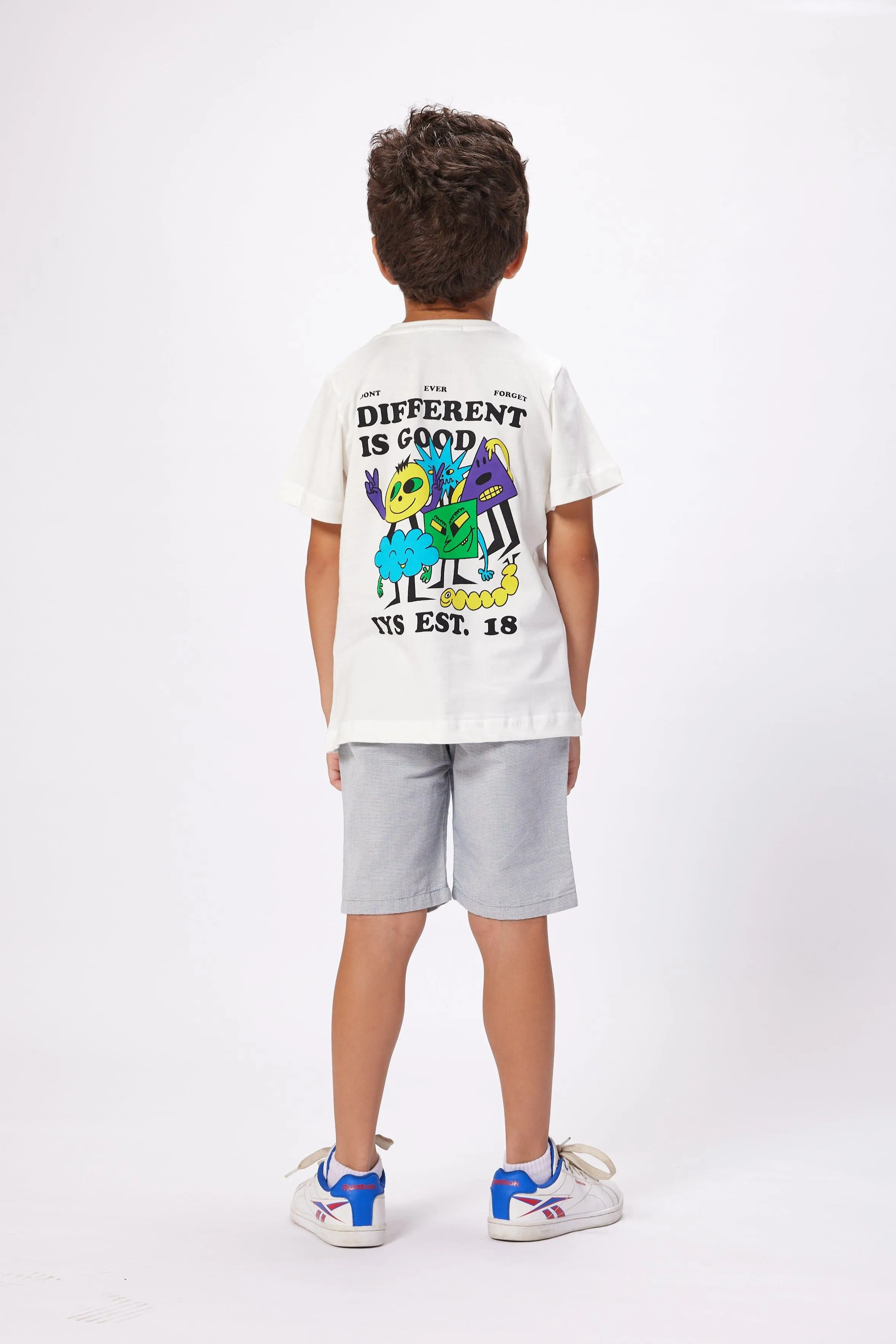 Different Is Good Printed Kids Tee