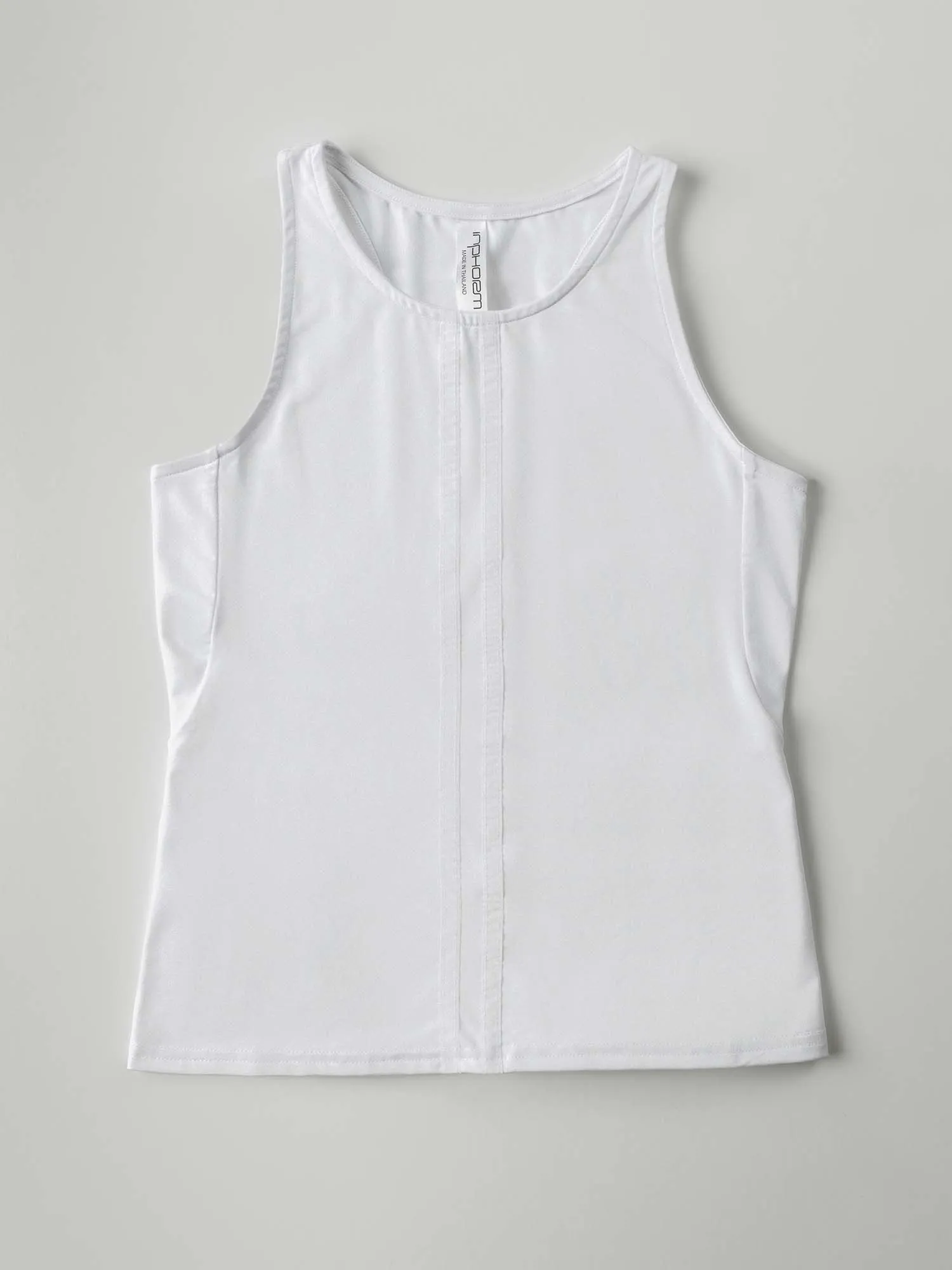 Girls Classic Tank - Plumeria/White