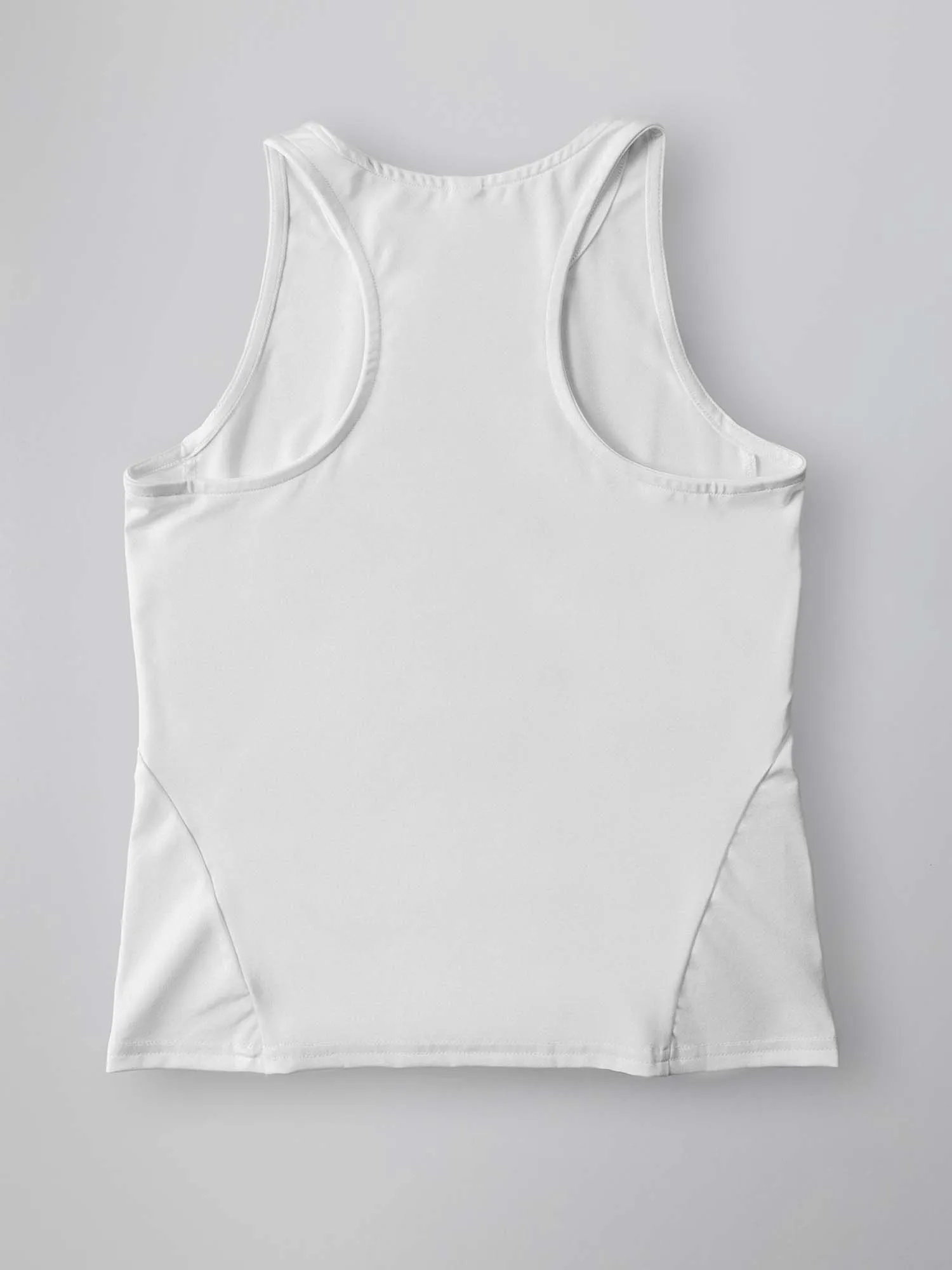 Girls Classic Tank - Plumeria/White