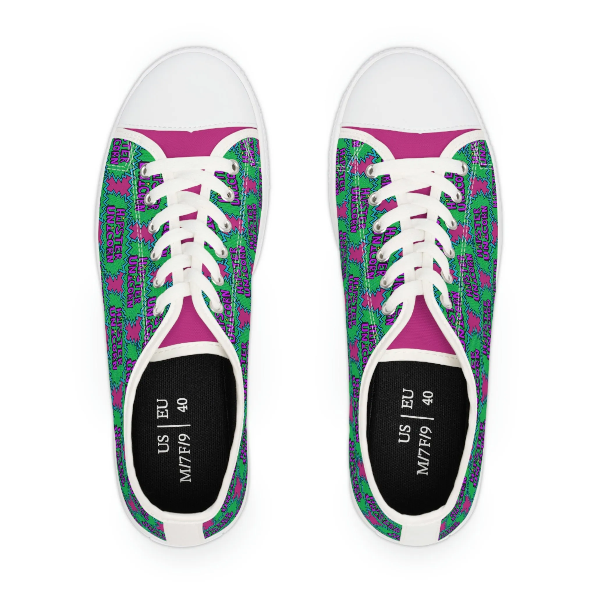 Hipster Unicorn Letter Sneakers