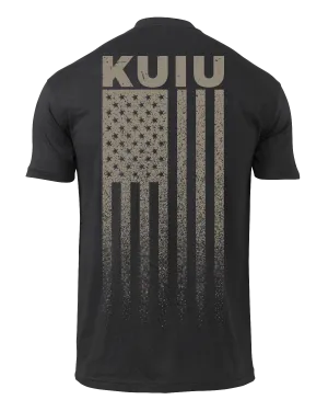 KUIU Vertical Flag T-Shirt | Black