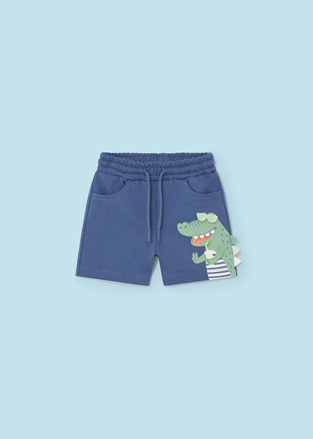 Mayoral Baby Boys Navy Crocodile Shorts