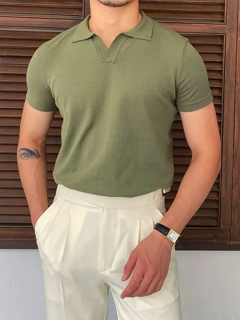 Men Polo Shirts Short Sleeve