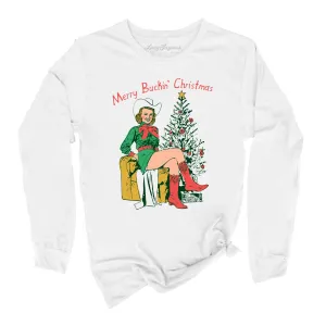 Merry Buckin' Christmas Long Sleeve Tee