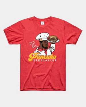 Trey Smith Pancake Specialist Red T-Shirt